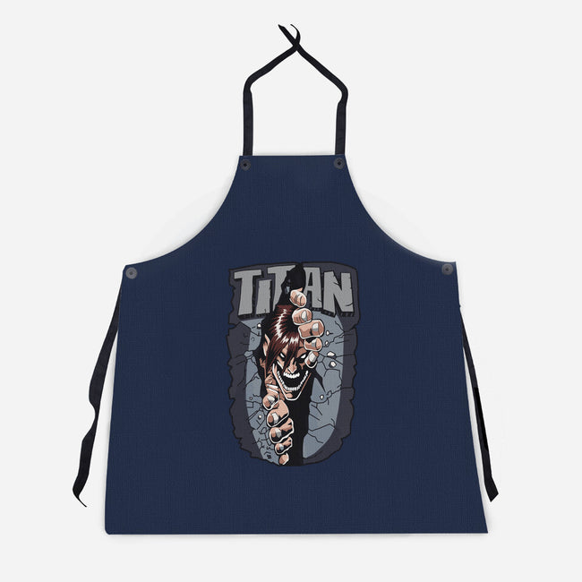 The Angry Titan-unisex kitchen apron-rondes