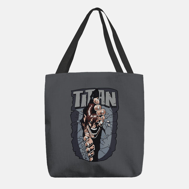 The Angry Titan-none basic tote bag-rondes