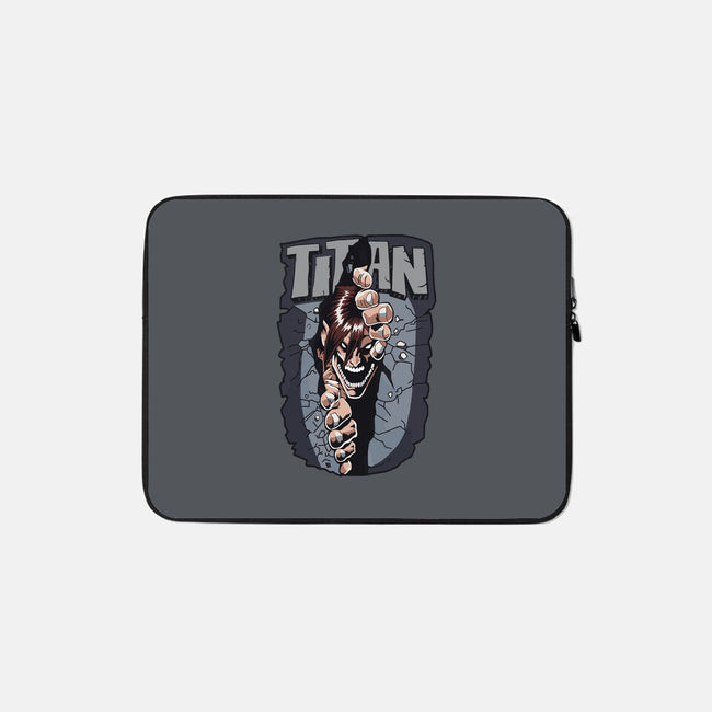 The Angry Titan-none zippered laptop sleeve-rondes