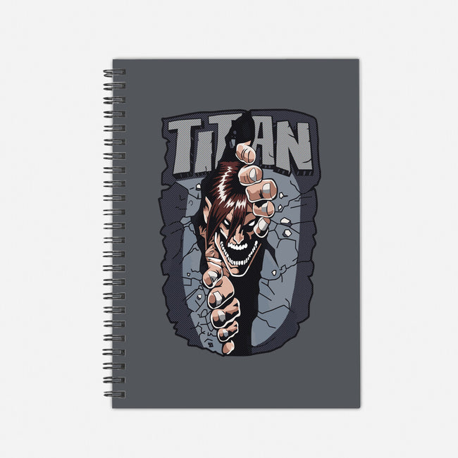 The Angry Titan-none dot grid notebook-rondes