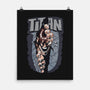 The Angry Titan-none matte poster-rondes