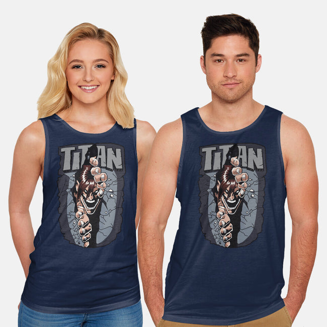 The Angry Titan-unisex basic tank-rondes