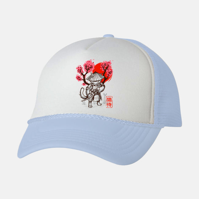 The One-unisex trucker hat-meca artwork