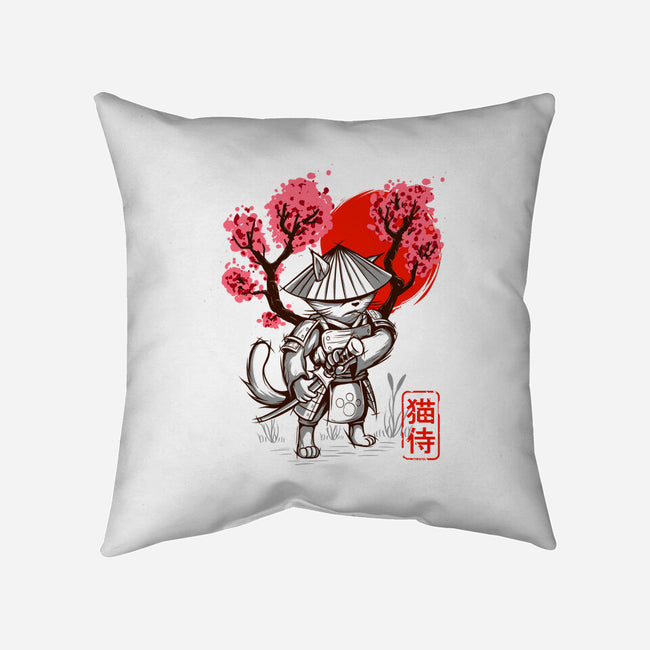 The One-none removable cover throw pillow-meca artwork