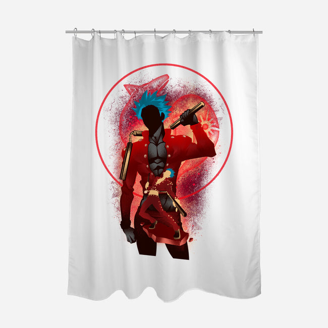 The Fox's Sin Of Greed-none polyester shower curtain-hypertwenty
