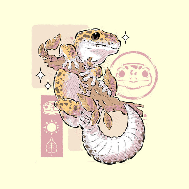 Leopard Gecko-none removable cover w insert throw pillow-xMorfina