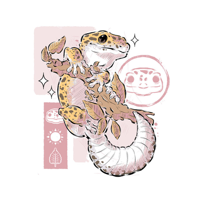 Leopard Gecko-none removable cover w insert throw pillow-xMorfina