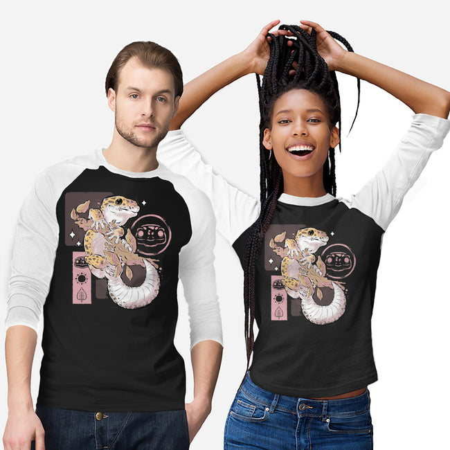 Leopard Gecko-unisex baseball tee-xMorfina