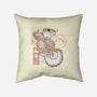 Leopard Gecko-none removable cover w insert throw pillow-xMorfina