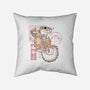 Leopard Gecko-none removable cover w insert throw pillow-xMorfina