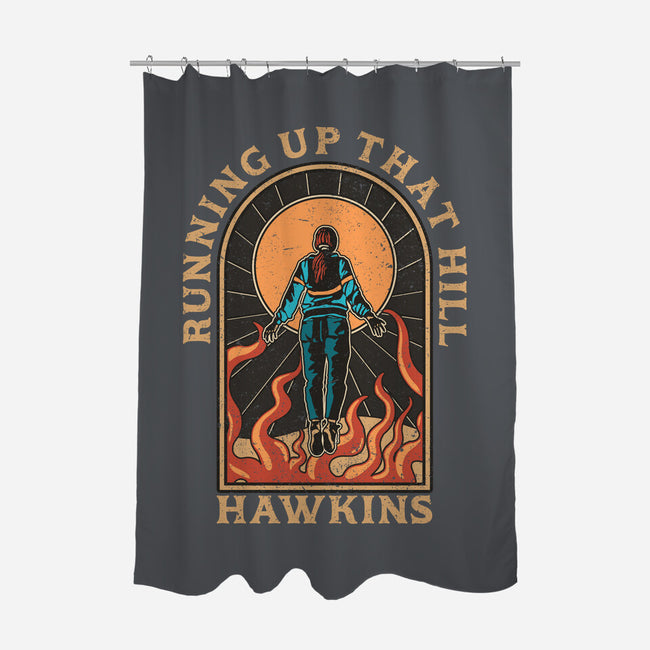 Up That Hill-none polyester shower curtain-fanfreak1