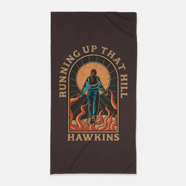 Up That Hill-none beach towel-fanfreak1