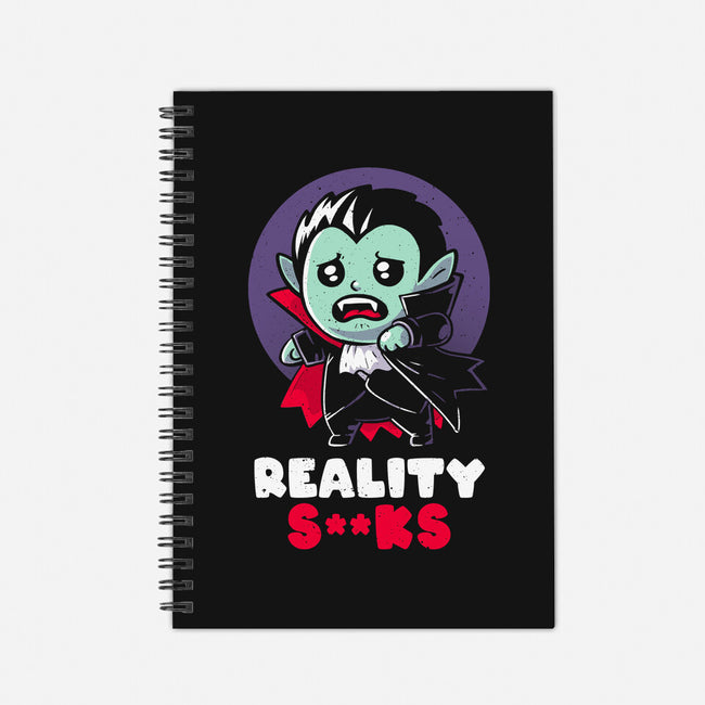 Reality Sucks-none dot grid notebook-koalastudio