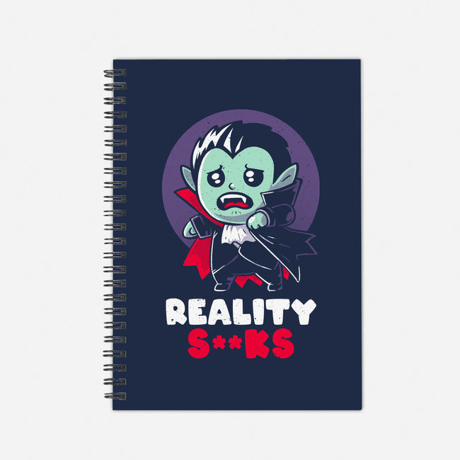 Reality Sucks-none dot grid notebook-koalastudio