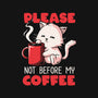 Not Before My Coffee-none glossy sticker-koalastudio