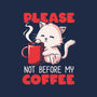 Not Before My Coffee-none glossy sticker-koalastudio