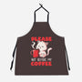 Not Before My Coffee-unisex kitchen apron-koalastudio