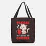 Not Before My Coffee-none basic tote bag-koalastudio