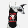 Not Before My Coffee-dog basic pet tank-koalastudio