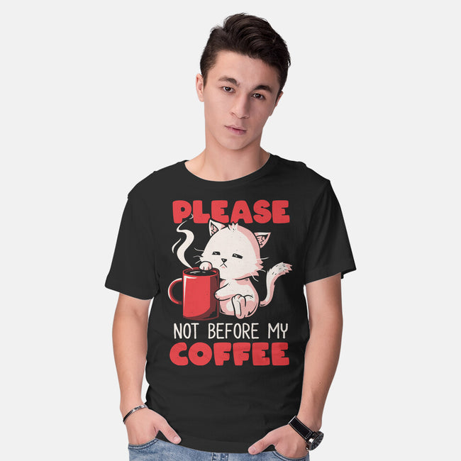 Not Before My Coffee-mens basic tee-koalastudio