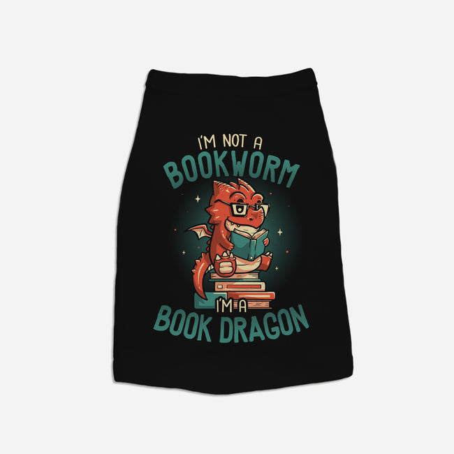 I'm a Book Dragon-dog basic pet tank-koalastudio