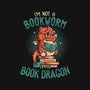 I'm a Book Dragon-none removable cover w insert throw pillow-koalastudio