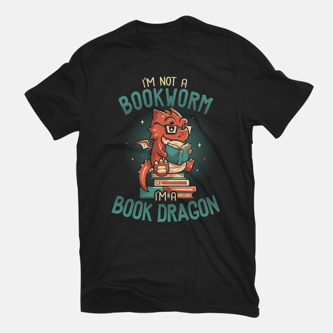 I'm a Book Dragon-unisex basic tee-koalastudio