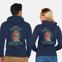 I'm a Book Dragon-unisex zip-up sweatshirt-koalastudio