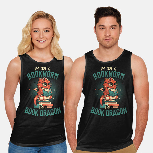 I'm a Book Dragon-unisex basic tank-koalastudio