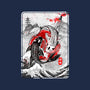 The Koi Fish Yin Yang-none removable cover w insert throw pillow-RonStudio