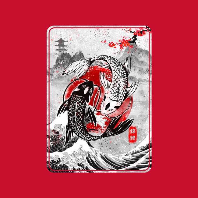 The Koi Fish Yin Yang-mens basic tee-RonStudio
