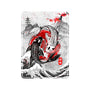 The Koi Fish Yin Yang-none removable cover w insert throw pillow-RonStudio