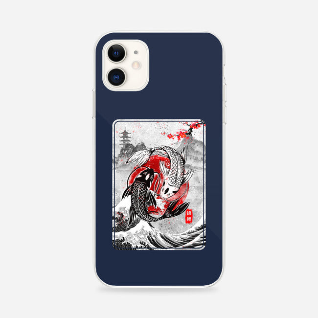 The Koi Fish Yin Yang-iphone snap phone case-RonStudio