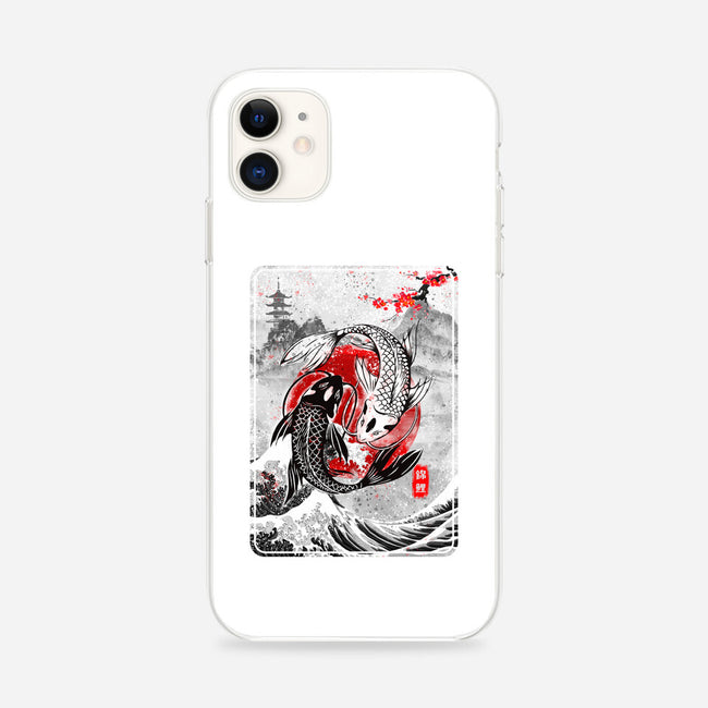 The Koi Fish Yin Yang-iphone snap phone case-RonStudio