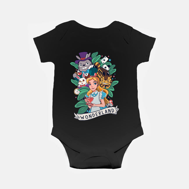 Wonderful Crossover-baby basic onesie-Conjura Geek