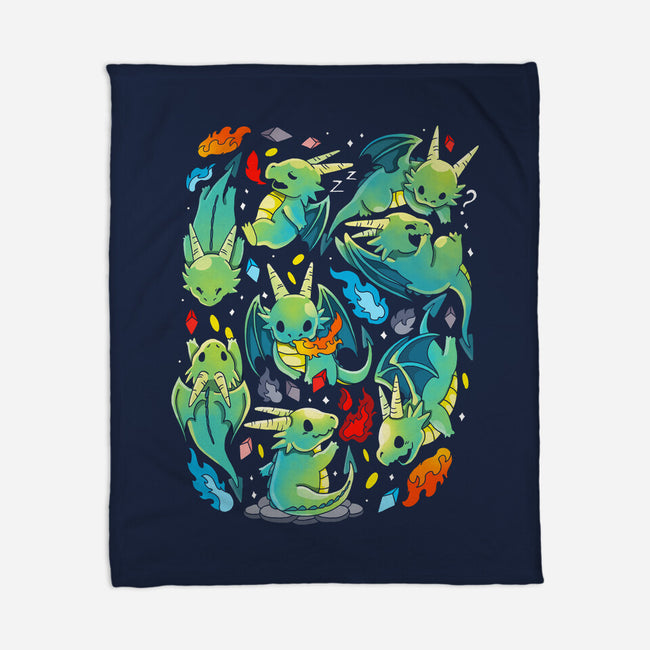 Cute Dragons-none fleece blanket-Vallina84