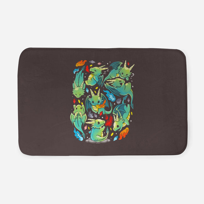 Cute Dragons-none memory foam bath mat-Vallina84