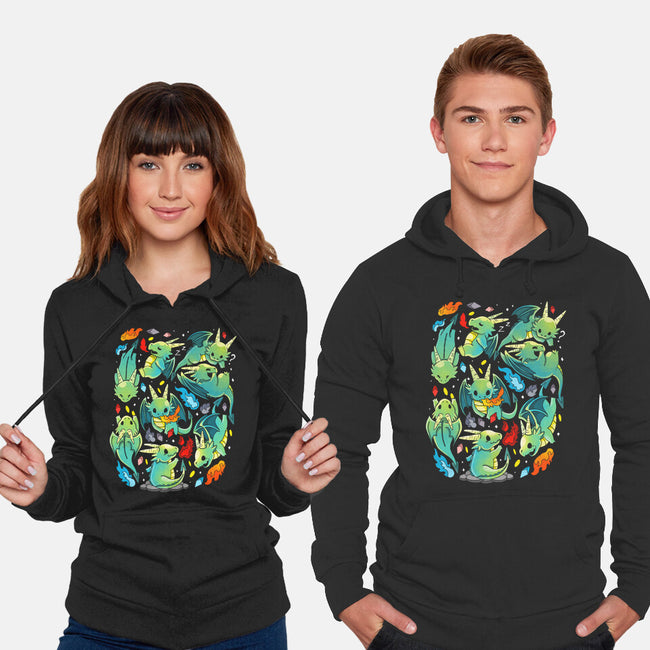 Cute Dragons-unisex pullover sweatshirt-Vallina84