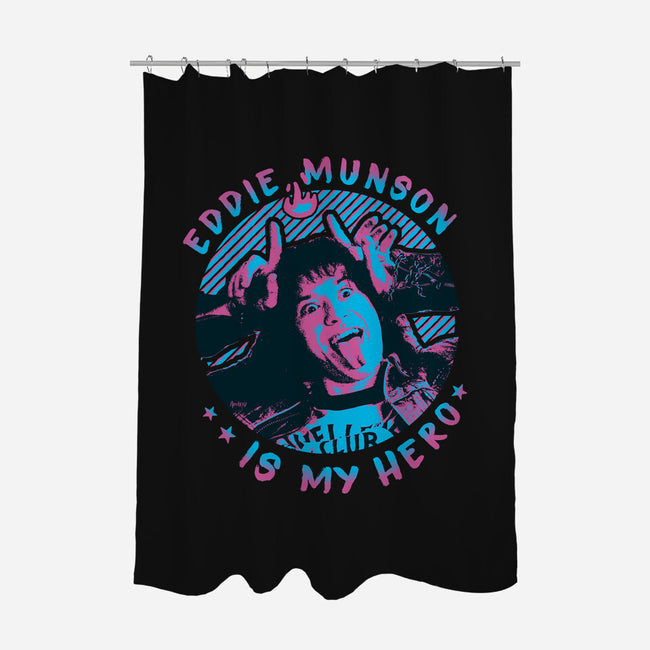 My Hero -none polyester shower curtain-Andriu
