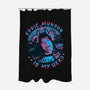 My Hero -none polyester shower curtain-Andriu
