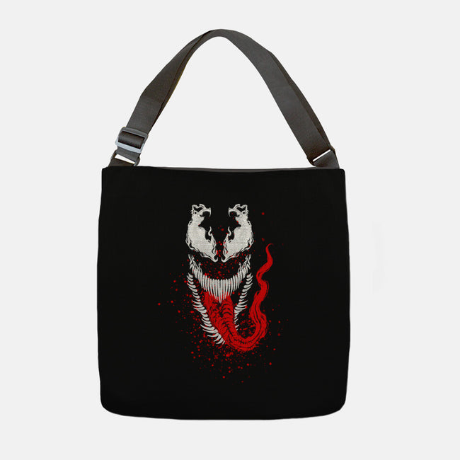 Vicious Alien-none adjustable tote bag-Damyanoman