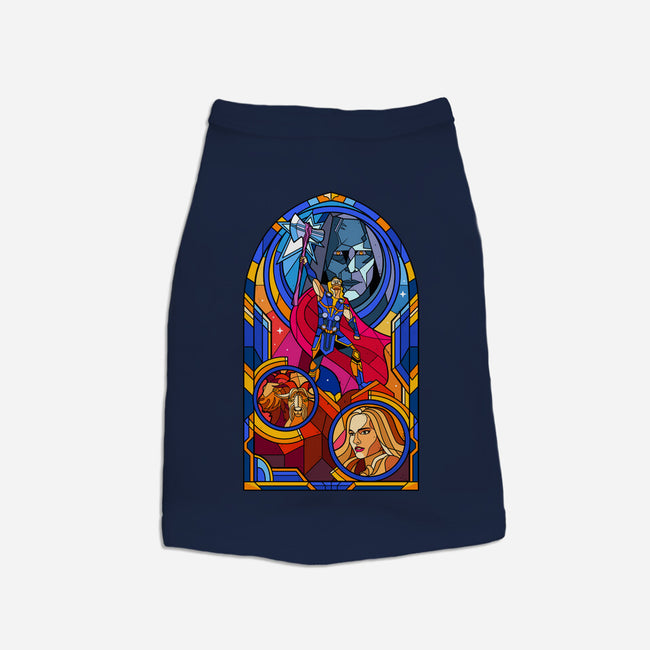 Stained Glass God-dog basic pet tank-daobiwan