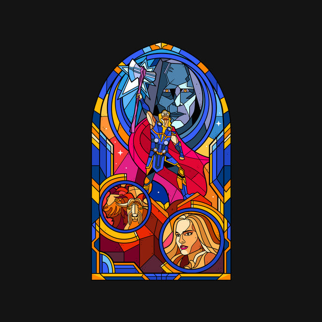 Stained Glass God-baby basic tee-daobiwan