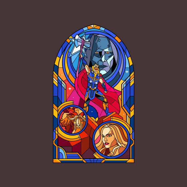 Stained Glass God-womens basic tee-daobiwan