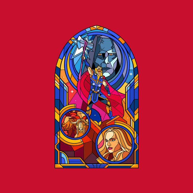 Stained Glass God-mens premium tee-daobiwan