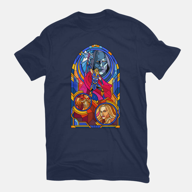 Stained Glass God-mens premium tee-daobiwan