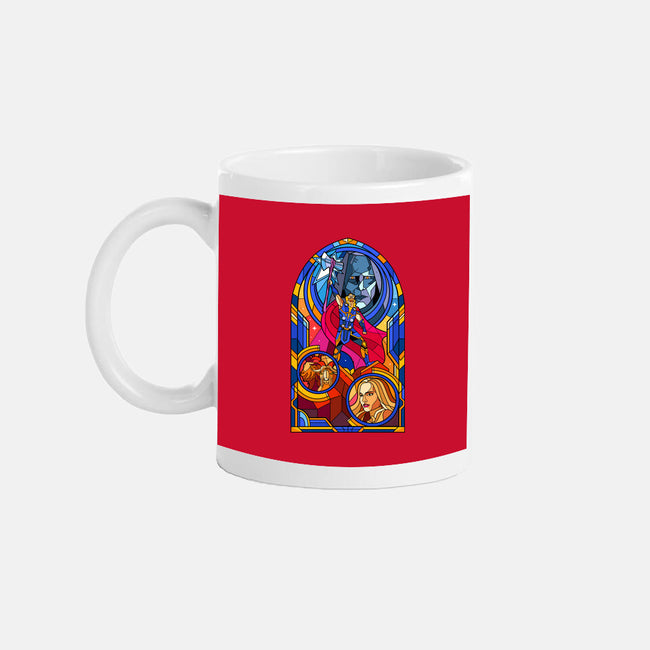 Stained Glass God-none mug drinkware-daobiwan