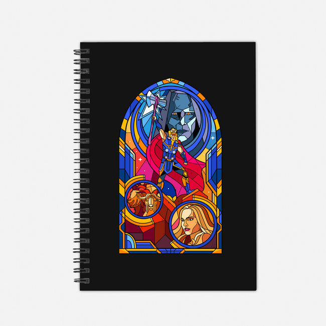 Stained Glass God-none dot grid notebook-daobiwan