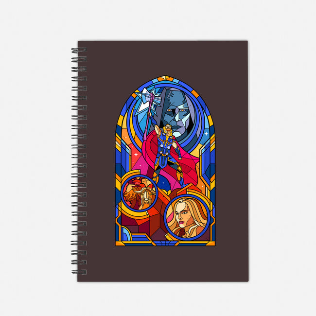 Stained Glass God-none dot grid notebook-daobiwan