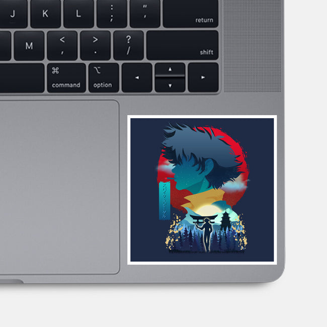 The Bounty Hunter-none glossy sticker-daudau